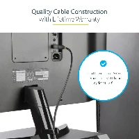 StarTech.com 13ft (4m) VESA Certified DisplayPort 1.4 Cable - 8K 60Hz HDR10 - Ultra HD 4K 120Hz Video - DP 1.4 Cable / Cord - For Monitors/Displays - DisplayPort to DisplayPort Cable - M/M, 4 m, DisplayPort, DisplayPort, Male, Male, 7680 x 4320 pixels