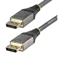 StarTech.com 10ft (3m) VESA Certified DisplayPort 1.4 Cable - 8K 60Hz HDR10 - Ultra HD 4K 120Hz Video - DP 1.4 Cable / Cord - For Monitors/Displays - DisplayPort to DisplayPort Cable - M/M, 3 m, DisplayPort, DisplayPort, Male, Male, 7680 x 4320 pixels