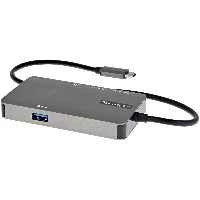 StarTech.com USB-C Multiport Adapter - USB-C to 4K 30Hz HDMI or 1080p VGA - USB Type-C Mini Dock w/ 100W Power Delivery Passthrough, 3-Port USB Hub 5Gbps, GbE - 12