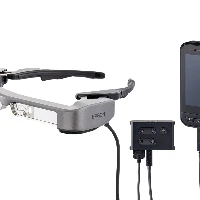 Epson Moverio BT-35E, Dedicated head mounted display, Black, Silver, 23, LCD, 1280 x 720 pixels, 1.09 cm (0.43