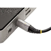 StarTech.com 3ft (1m) Top Screw Locking USB C Cable 10Gbps - USB 3.1/3.2 Gen 2 Type-C Cable - 100W (5A) Power Delivery Charging, DP Alt Mode - Single Screw Lock, USB-C Cord Charge/Sync, 1 m, USB C, USB C, USB 3.2 Gen 2 (3.1 Gen 2), 10000 Mbit/s, Black, Grey