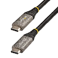 StarTech.com 6ft (2m) USB C Cable 5Gbps - High Quality USB-C Cable - USB 3.1/3.2 Gen 1 Type-C Cable - 100W (5A) Power Delivery Charging, DP Alt Mode - USB C to C Cord - Charge & Sync, 2 m, USB C, USB C, USB 3.2 Gen 1 (3.1 Gen 1), 5000 Mbit/s, Black, Grey