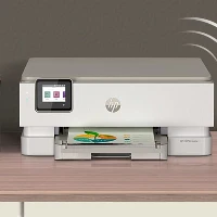 HP ENVY Inspire 7221e All-in-One Printer, Color, Printer for Home and home office, Print, copy, scan, Wireless + Instant Ink eligible Scan to PDF, Thermal inkjet, Colour printing, 4800 x 1200 DPI, A4, Direct printing, White