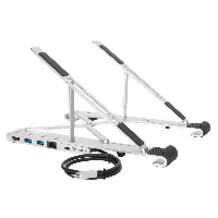 Targus AWU100005GL, Notebook stand, Silver, Aluminium, 25.4 cm (10