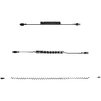 StarTech.com 1m USB A to C Charging Cable, Coiled Heavy Duty Fast Charge & Sync, High Quality USB 2.0 A to USB Type-C Cable, Rugged Aramid Fiber, Durable Male to Male USB Cable, 1 m, USB A, USB C, USB 2.0, 480 Mbit/s, Black