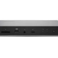 Kensington SD5750T Thunderbolt 4 Dual 4K Dock (DFS), Wired, Thunderbolt 4, 90 W, 100,10,1000 Mbit/s, Grey, SD, SDHC, SDXC