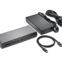 Kensington SD5750T Thunderbolt 4 Dual 4K Dock (DFS), Wired, Thunderbolt 4, 90 W, 100,10,1000 Mbit/s, Grey, SD, SDHC, SDXC