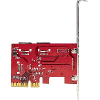 StarTech.com SATA PCIe Card - 6 Port PCIe SATA Expansion Card - 6Gbps - Low/Full Profile - Stacked SATA Connectors - ASM1166 Non-Raid - PCI Express to SATA Converter, PCIe, SATA, Red, ASMedia - ASM1166, 6 Gbit/s, 0 - 85 C