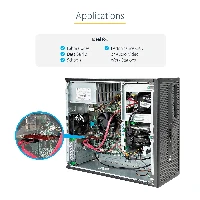 StarTech.com SATA PCIe Card - 2 Port PCIe SATA Expansion Card - 6Gbps - Full/Low Profile - PCI Express to SATA Adapter/Controller - ASM1062R SATA RAID - PCIe to SATA Converter, PCIe, SATA, PCIe 2.0, Red, ASMedia - ASM1062R, 6 Gbit/s