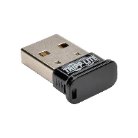 Tripp Lite U261-001-BT4 Mini Bluetooth 4.0 (Class 1) USB Adapter, USB Type-A, USB 2.0, Black, Metallic, China, 4 g, 99.1 mm