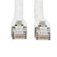 Tripp Lite N272-003-WH Cat8 25G/40G-Certified Snagless Shielded S/FTP Ethernet Cable (RJ45 M/M), PoE, White, 3 ft. (0.91 m), 0.91 m, Cat8, S/FTP (S-STP), RJ-45, RJ-45