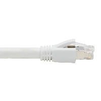 Tripp Lite N272-003-WH Cat8 25G/40G-Certified Snagless Shielded S/FTP Ethernet Cable (RJ45 M/M), PoE, White, 3 ft. (0.91 m), 0.91 m, Cat8, S/FTP (S-STP), RJ-45, RJ-45