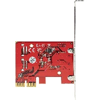 StarTech.com SATA PCIe Card - 4 Port PCIe SATA Expansion Card - 6Gbps - Low Profile Bracket - Stacked SATA Connectors - ASM1164 Non-Raid - PCI Express to SATA Converter, PCIe, SATA, PCIe 3.0, Red, ASMedia - ASM1164, 6 Gbit/s