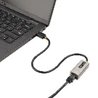 StarTech.com USB 3.0 to Gigabit Ethernet Network Adapter - 10/100/1000 Mbps, USB to RJ45, USB 3.0 to LAN Adapter, USB 3.0 Ethernet Adapter (GbE), 11in Attached Cable, Driverless Install, Wired, USB, Ethernet, 5000 Mbit/s, Grey