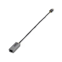 StarTech.com USB 3.0 to Gigabit Ethernet Network Adapter - 10/100/1000 Mbps, USB to RJ45, USB 3.0 to LAN Adapter, USB 3.0 Ethernet Adapter (GbE), 11in Attached Cable, Driverless Install, Wired, USB, Ethernet, 5000 Mbit/s, Grey