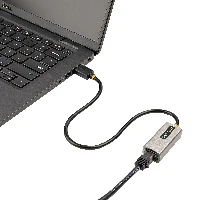 StarTech.com USB 3.0 to Gigabit Ethernet Network Adapter - 10/100/1000 Mbps, USB to RJ45, USB 3.0 to LAN Adapter, USB 3.0 Ethernet Adapter (GbE), 11in Attached Cable, Driverless Install, Wired, USB, Ethernet, 5000 Mbit/s, Grey