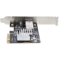 StarTech.com 10G PCIe SFP+ Card - Single SFP+ Port Network Adapter - Open SFP+ for MSA-Compliant Modules/Direct-Attach Cables - 10 Gigabit Fiber PCIe NIC - PCI Express SFP+ Network Card, Internal, Wired, PCI Express, Fiber, 20000 Mbit/s, Black