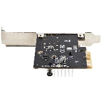 StarTech.com 10G PCIe SFP+ Card - Single SFP+ Port Network Adapter - Open SFP+ for MSA-Compliant Modules/Direct-Attach Cables - 10 Gigabit Fiber PCIe NIC - PCI Express SFP+ Network Card, Internal, Wired, PCI Express, Fiber, 20000 Mbit/s, Black