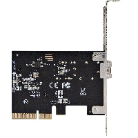 StarTech.com 10G PCIe SFP+ Card - Single SFP+ Port Network Adapter - Open SFP+ for MSA-Compliant Modules/Direct-Attach Cables - 10 Gigabit Fiber PCIe NIC - PCI Express SFP+ Network Card, Internal, Wired, PCI Express, Fiber, 20000 Mbit/s, Black