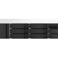 QNAP TS-873AeU-RP, NAS, Rack (2U), AMD, V1500B, Black