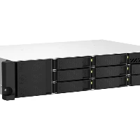 QNAP TS-873AeU-RP, NAS, Rack (2U), AMD, V1500B, Black
