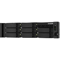 QNAP TS-873AeU-RP, NAS, Rack (2U), AMD, V1500B, Black