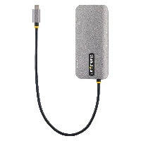 StarTech.com USB C Multiport Adapter, 4K 60Hz HDMI Video, 3 Port 5Gbps USB Hub, 100W Power Delivery Pass-Through, GbE, 12