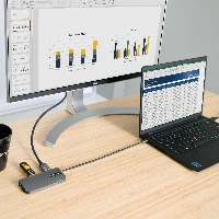 StarTech.com USB C Multiport Adapter, 4K 60Hz HDMI Video, 3 Port 5Gbps USB Hub, 100W Power Delivery Pass-Through, GbE, 12