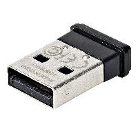 StarTech.com USBA-BLUETOOTH-V5-C2, Wireless, USB, Bluetooth, 2 Mbit/s, Black, Silver