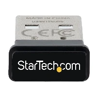 StarTech.com USBA-BLUETOOTH-V5-C2, Wireless, USB, Bluetooth, 2 Mbit/s, Black, Silver