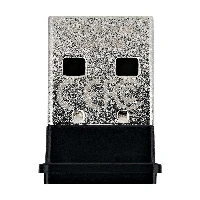 StarTech.com USBA-BLUETOOTH-V5-C2, Wireless, USB, Bluetooth, 2 Mbit/s, Black, Silver