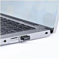 StarTech.com USBA-BLUETOOTH-V5-C2, Wireless, USB, Bluetooth, 2 Mbit/s, Black, Silver