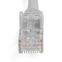 StarTech.com 15m CAT6 Ethernet Cable - LSZH (Low Smoke Zero Halogen) - 10 Gigabit 650MHz 100W PoE RJ45 10GbE UTP Network Patch Cord Snagless with Strain Relief - Grey, CAT 6, ETL Verified, 24AWG, 15 m, Cat6, U/UTP (UTP), RJ-45, RJ-45