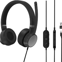 Lenovo Go Wired ANC, Wired, Car/Home office, 20 - 20000 Hz, 237 g, Headset, Black