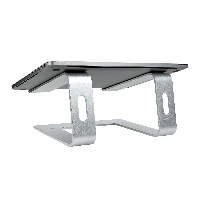 StarTech.com Laptop Stand for Desk, Supports 5kg/11lb, Aluminum, Silver, Ergonomic Laptop Riser, Portable Laptop Holder, Computer Stand for Macbook Air/Pro, Dell XPS, Lenovo, Notebook stand, Silver, Aluminium, 43.2 cm (17