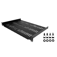 StarTech.com 1U Server Rack Shelf - Universal Vented Rack Mount Cantilever Tray for 19