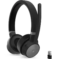 Lenovo Go Wireless ANC, Wired & Wireless, Office/Call center, 20 - 20000 Hz, 230 g, Headset, Black
