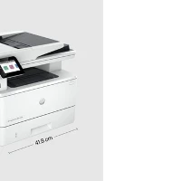 HP LaserJet Pro MFP 4102fdn Printer, Black and white, Printer for Small medium business, Print, copy, scan, fax, Instant Ink eligible Print from phone or tablet Automatic document feeder Two-sided printing, Laser, Mono printing, 1200 x 1200 DPI, Mono copying, A4, White