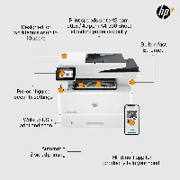 HP LaserJet Pro MFP 4102fdn Printer, Black and white, Printer for Small medium business, Print, copy, scan, fax, Instant Ink eligible Print from phone or tablet Automatic document feeder Two-sided printing, Laser, Mono printing, 1200 x 1200 DPI, Mono copying, A4, White