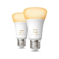 Philips Hue White ambience A60  E27 smart bulb  1100 (2-pack), Smart bulb, White, Bluetooth/Zigbee, Integrated LED, E27, Cool daylight, Warm white
