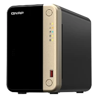 QNAP TS-264, NAS, Tower, Intel Celeron, N5095, Black, Gold