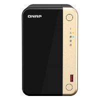 QNAP TS-264, NAS, Tower, Intel Celeron, N5095, Black, Gold
