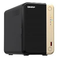 QNAP TS-264, NAS, Tower, Intel Celeron, N5095, Black, Gold