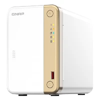 QNAP TS-262, NAS, Tower, Intel Celeron, N4505, Gold, White