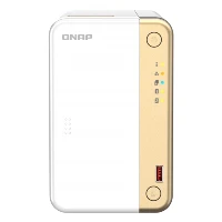 QNAP TS-262, NAS, Tower, Intel Celeron, N4505, Gold, White