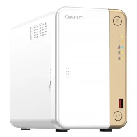 QNAP TS-262, NAS, Tower, Intel Celeron, N4505, Gold, White