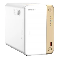 QNAP TS-262, NAS, Tower, Intel Celeron, N4505, Gold, White