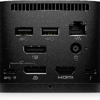 HP Thunderbolt Dock 280W G4 w/Combo Cable, Wired, Thunderbolt 4, Black, Kensington, 100 - 240 V, 50/60 Hz
