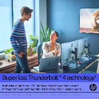 HP Thunderbolt Dock 280W G4 w/Combo Cable, Wired, Thunderbolt 4, Black, Kensington, 100 - 240 V, 50/60 Hz