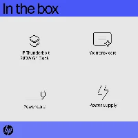 HP Thunderbolt Dock 280W G4 w/Combo Cable, Wired, Thunderbolt 4, Black, Kensington, 100 - 240 V, 50/60 Hz